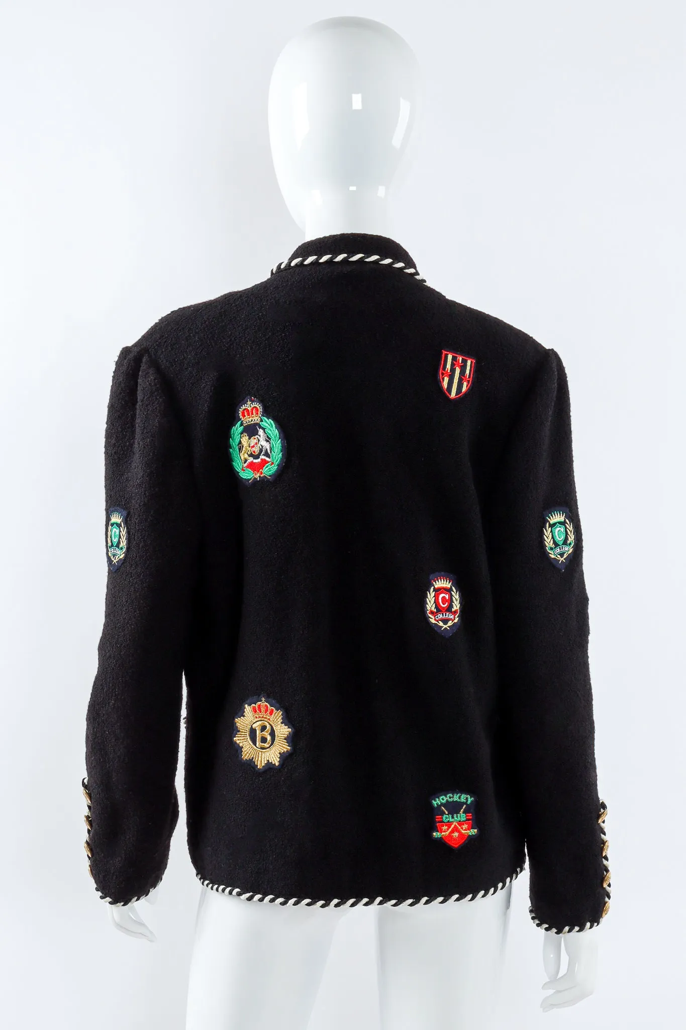 Collegiate Crest Appliqué Jacket