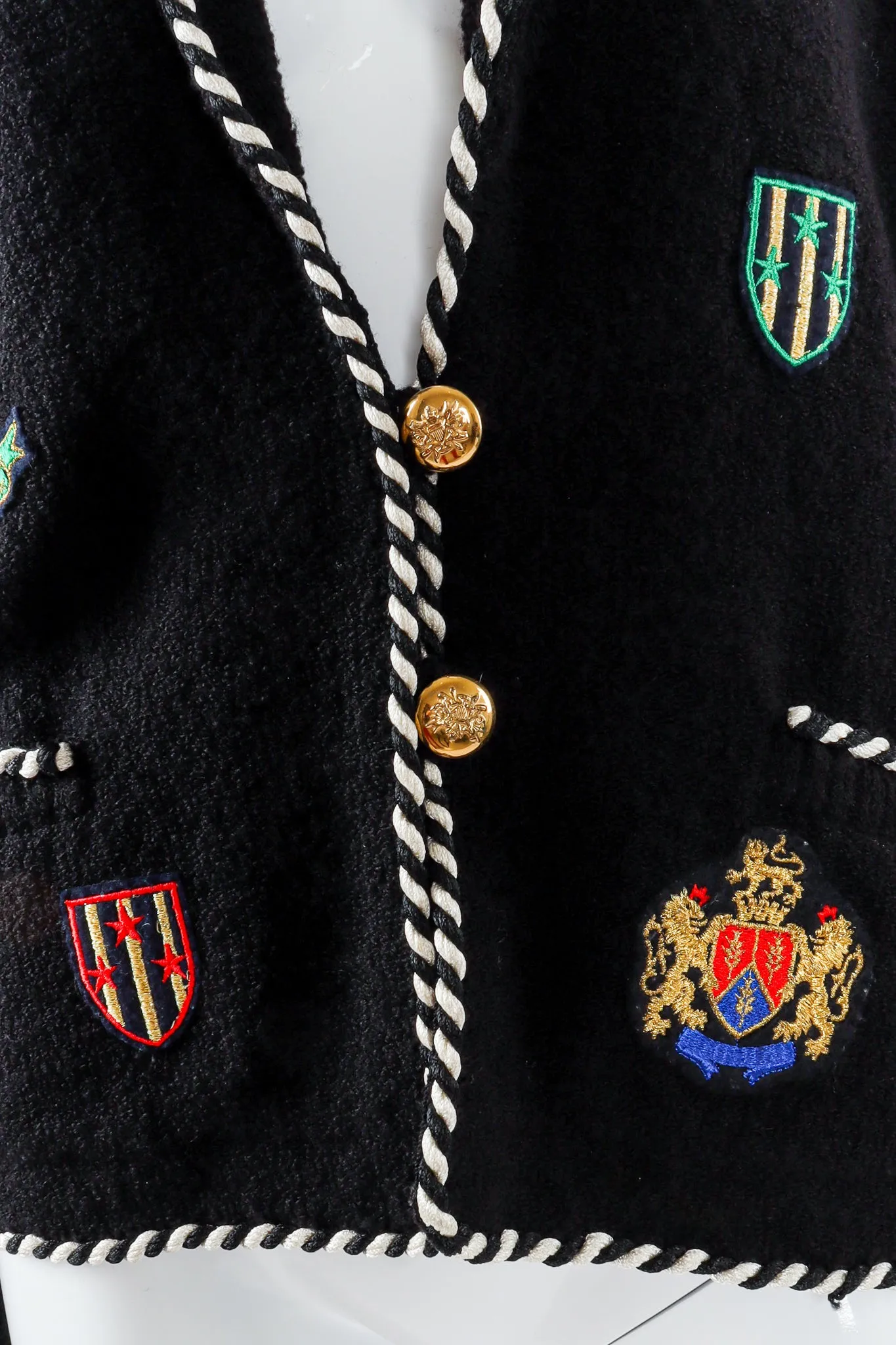 Collegiate Crest Appliqué Jacket