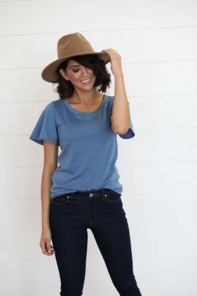 Dressy Blue Tee