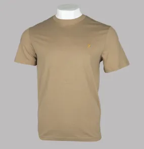 Farah Alexander Circular T-Shirt Beige