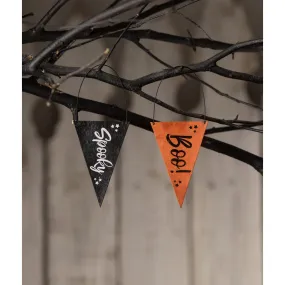 Halloween Banner Flag Ornament