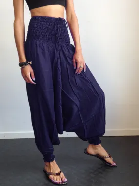 Harem Pants Midnight Blue Rayon