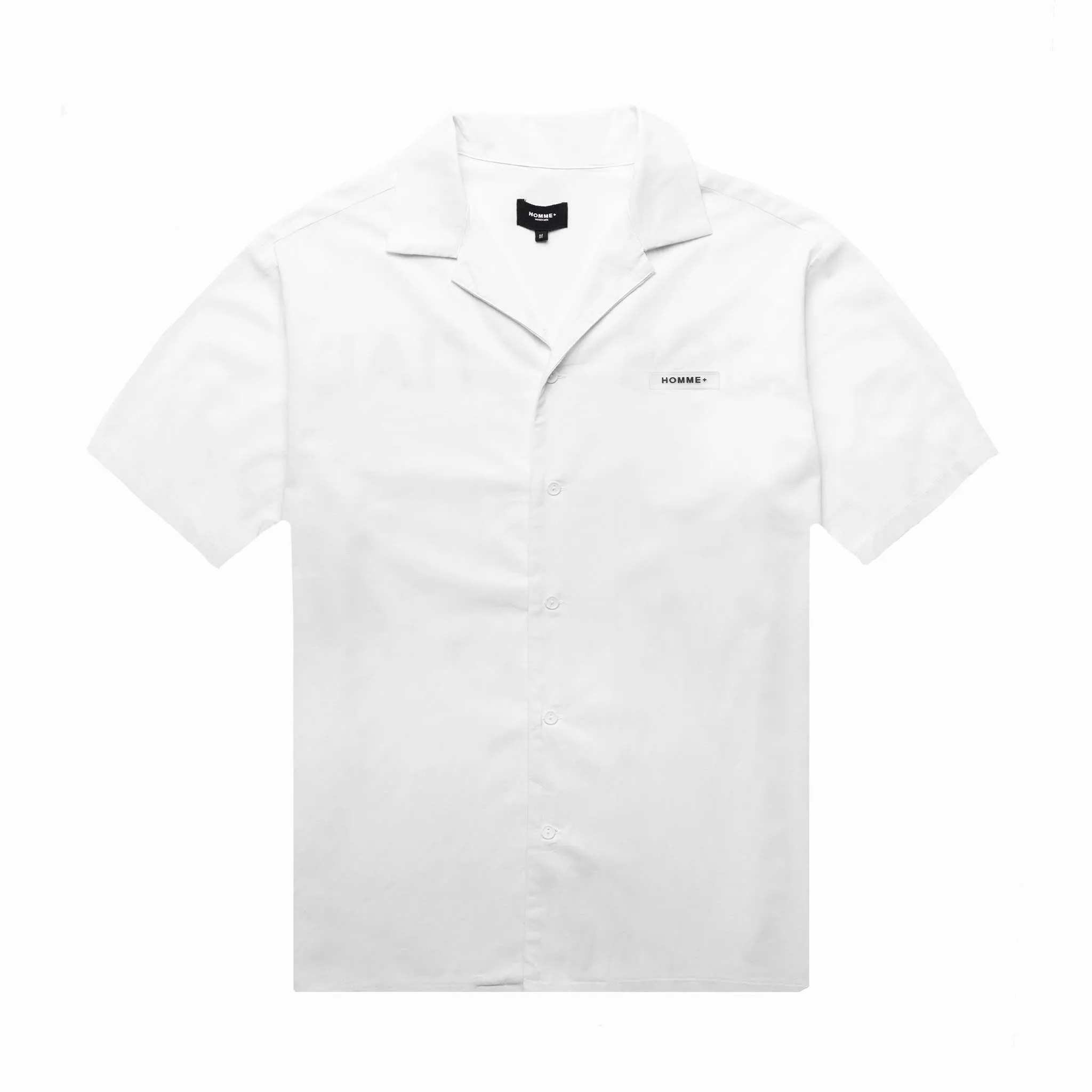 HOMME  'ESSENTIAL' Camp Shirt White