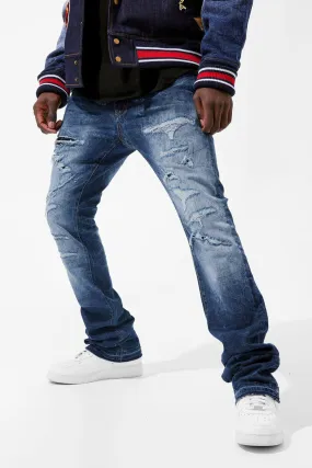 Martin Stacked - Crouching Tiger Denim (Dark Blue)