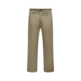 Pantaloni Uomo Only & Sons - Onsedge-Ed Loose 0073 Pant Noos - Beige