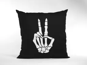 Pillow Cover: Skeleton Peace