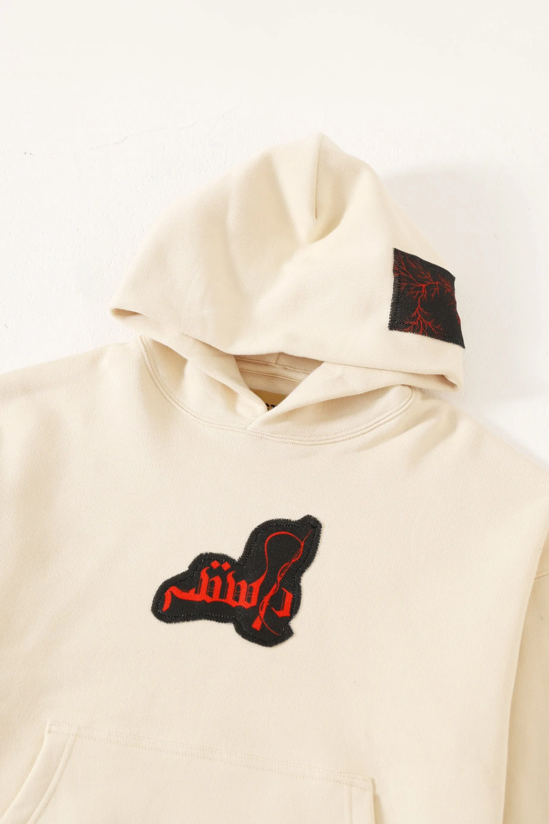 "SUBCONTINENT" BEIGE HOODIE