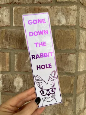 RABBIT (ASL) Foil Bookmark