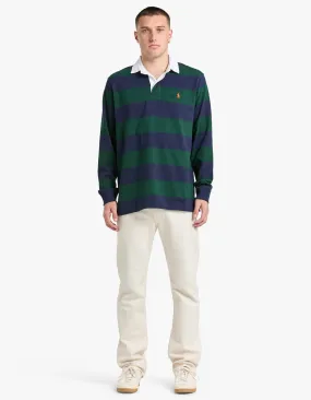 Rugby Long Sleeve Knit - Cruise Navy/College Green