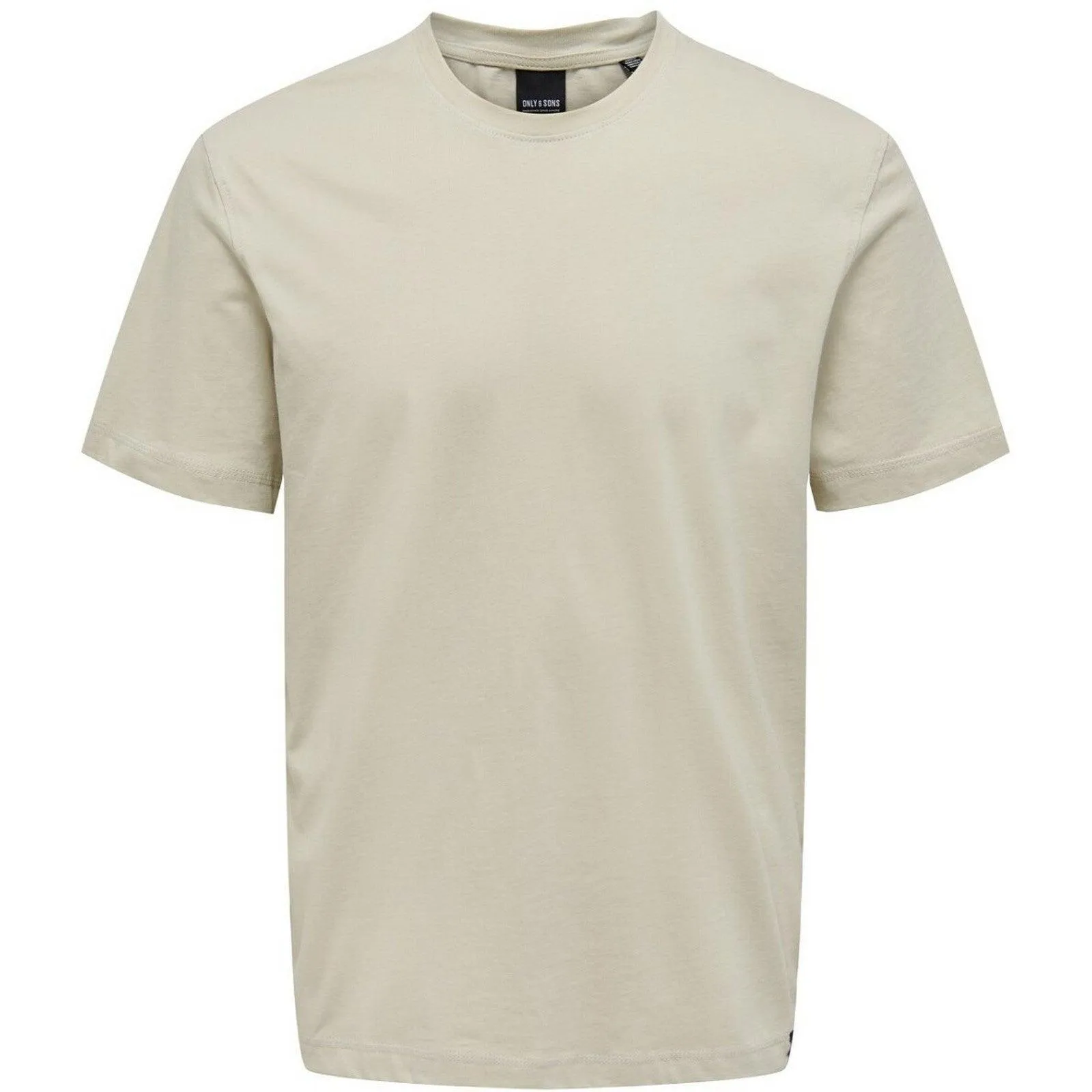 T-shirt Uomo Only & Sons - Onsmax Life Reg Ss Stitch Tee Noos - Beige