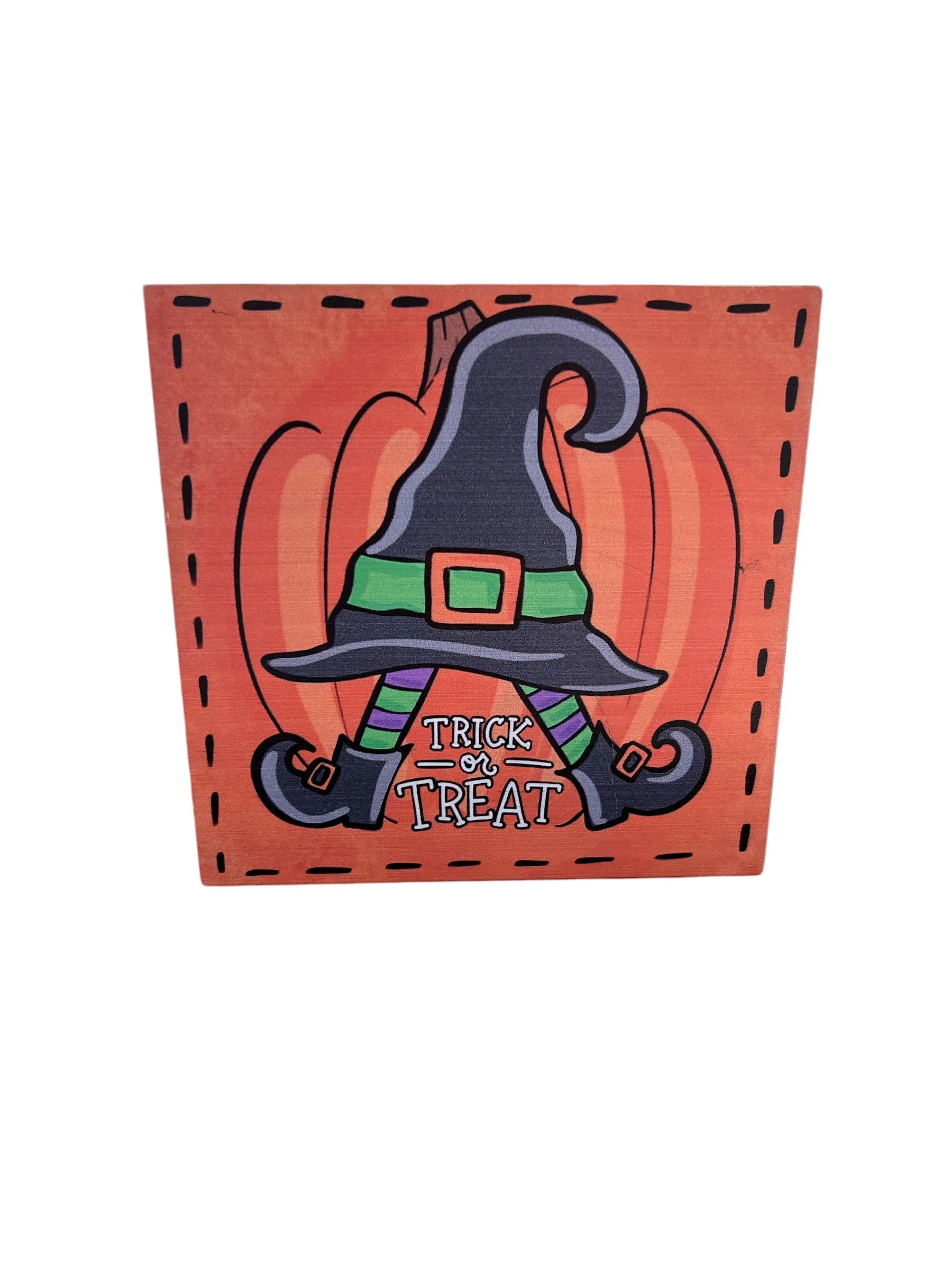 Trick or Treat Witch Block